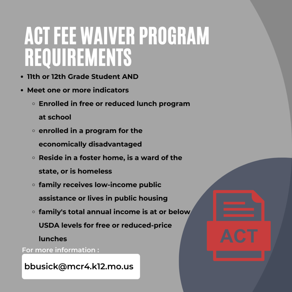 ACT Fee Waiver Program